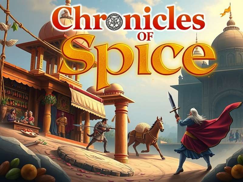 Chronicles Of Spice combat screenshot showing magical battles